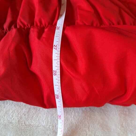 Climate Concepts Plus Size 4X Red  Fleece Lined Zip Puffer Vest Hiking Outdoor - Picture 6 of 10